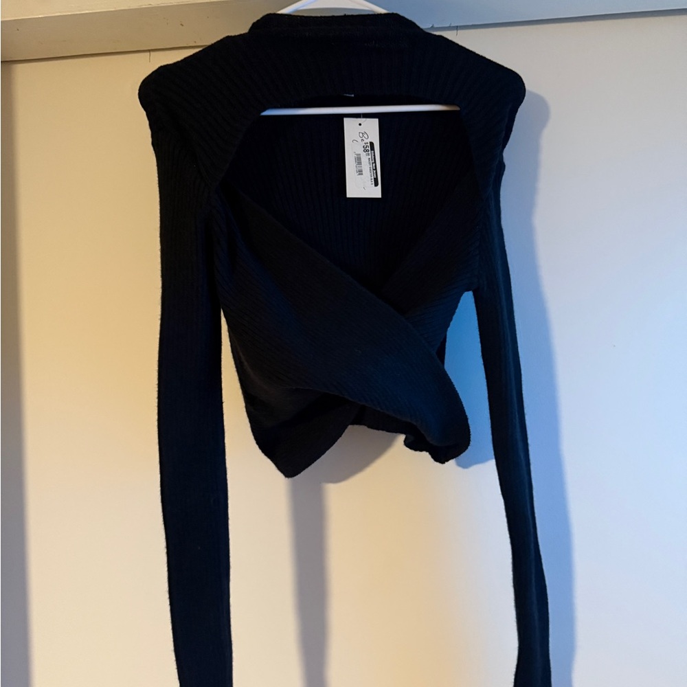 Black cutout Sweater
